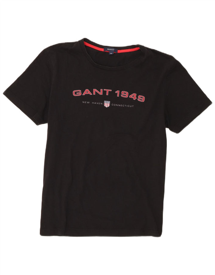 Мужская футболка с рисунком Gant 2XL, черный хлопок