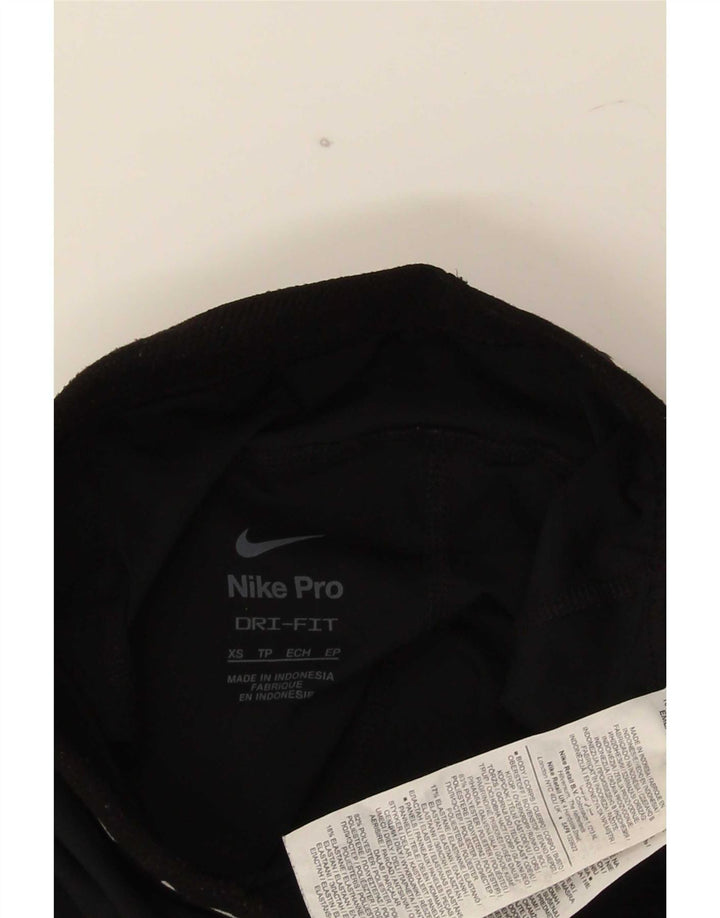 Женские леггинсы с рисунком Nike Dri Fit UK 4 XS, черный полиэстер