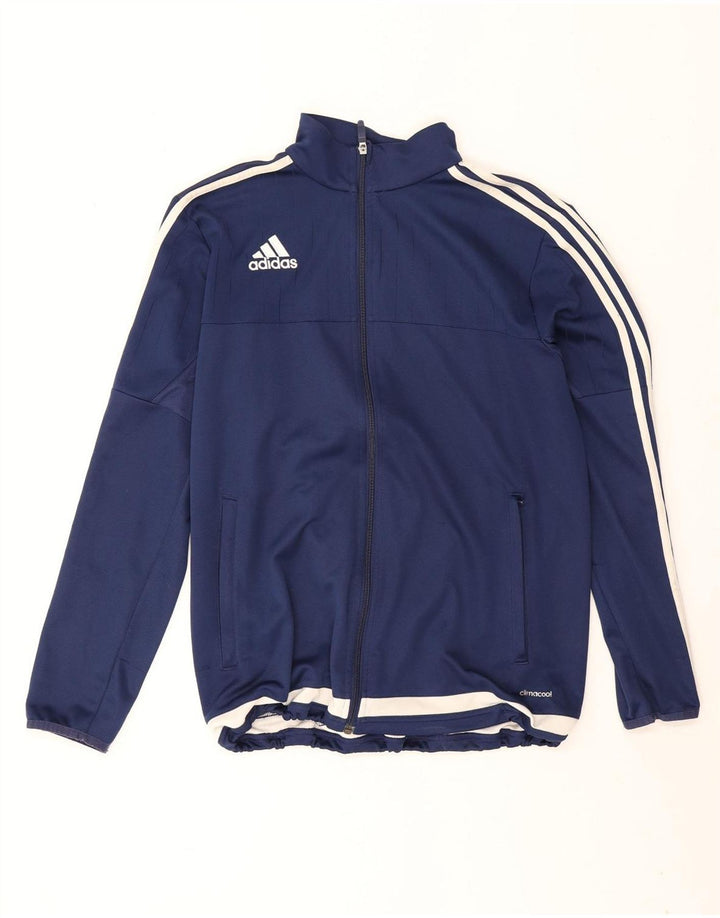 Мужской спортивный костюм Adidas Climacool, верхняя куртка, средний темно-синий, цветной блок
