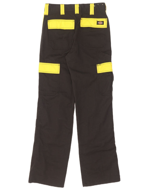 Мужские прямые брюки-карго Dickies W26 L31, черные, полиэстер с цветными блоками