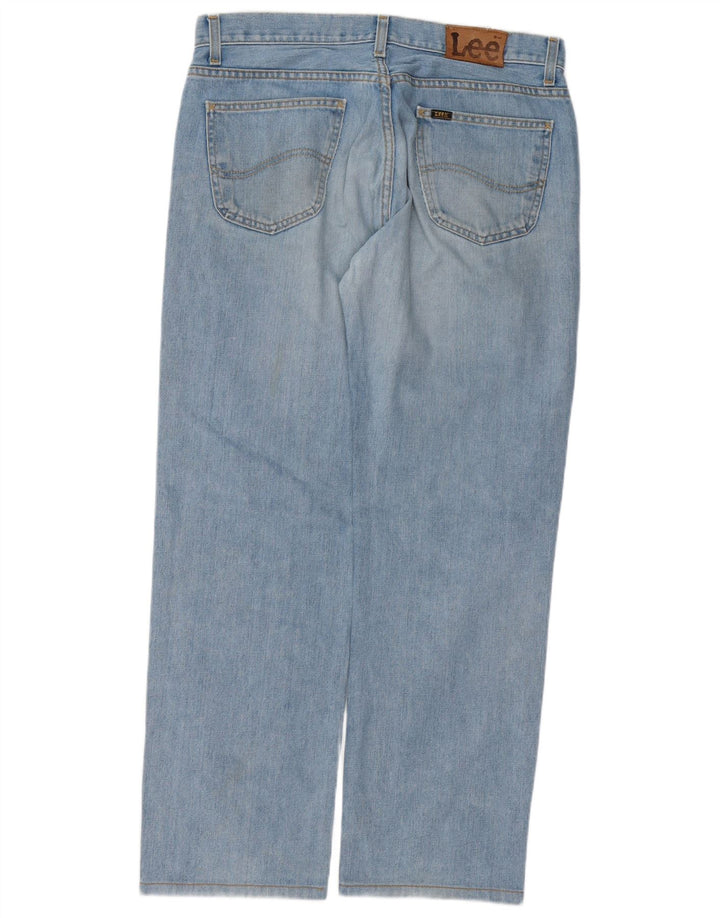 Мужские прямые джинсы Lee W36 L31, синий хлопок