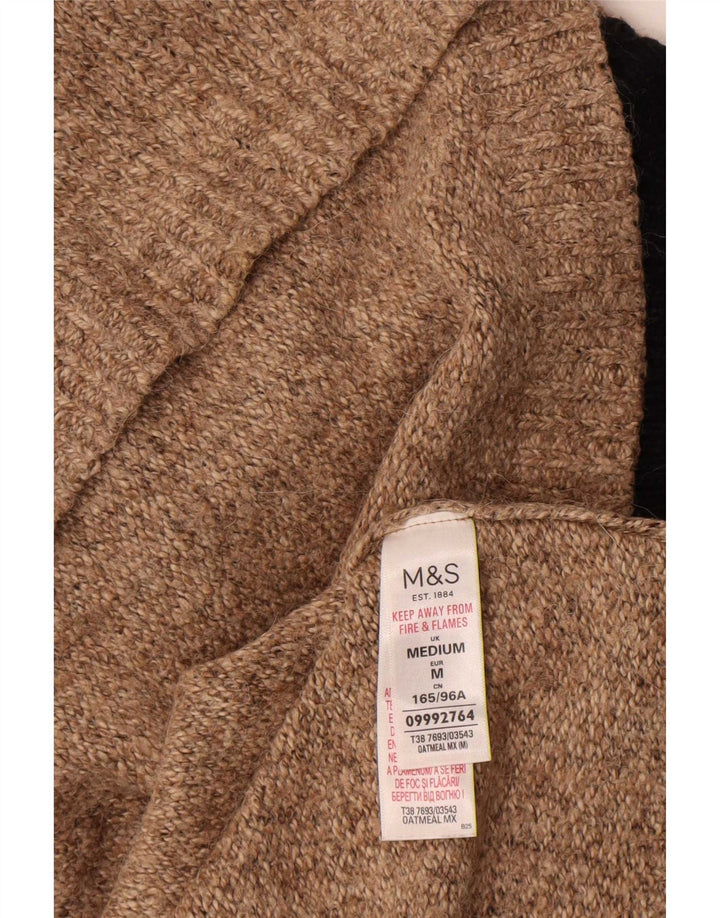 Женский джемпер с высоким воротником и короткими рукавами Marks & Spencer, Великобритания 14, средний