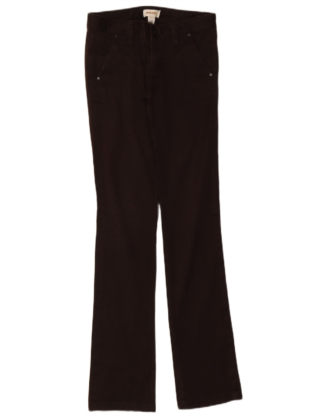 Женские джинсы Diesel Bootcut W27 L34, черный хлопок