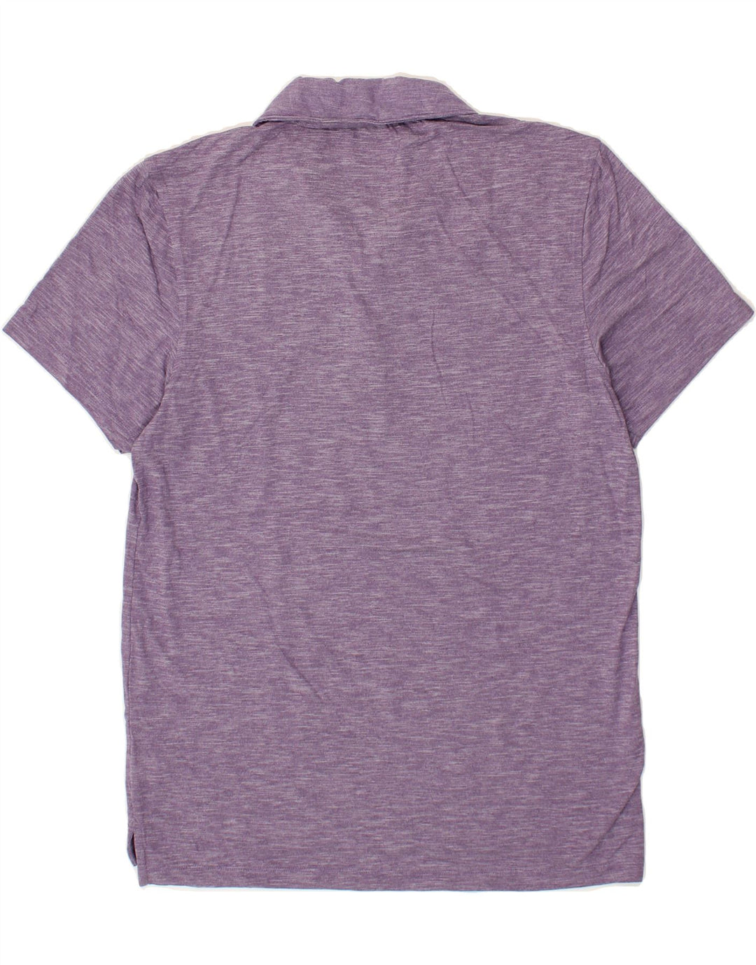 J. CREW Mens Performance Polo Shirt Medium Purple Flecked Polyester Vintage J. Crew and Second-Hand J. Crew from Messina Hembry 