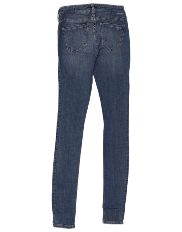 Женские леггинсы скинни Hollister с низкой талией США 0 XS W24 L30 Синий хлопок