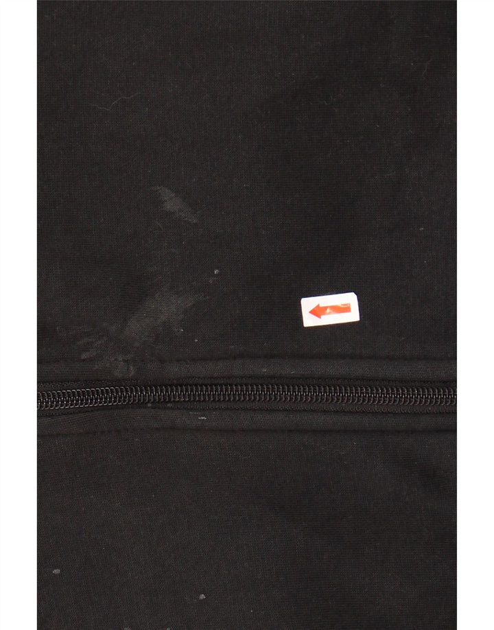 Мужской свитер с капюшоном на молнии NIKE, большой черный, хлопковый