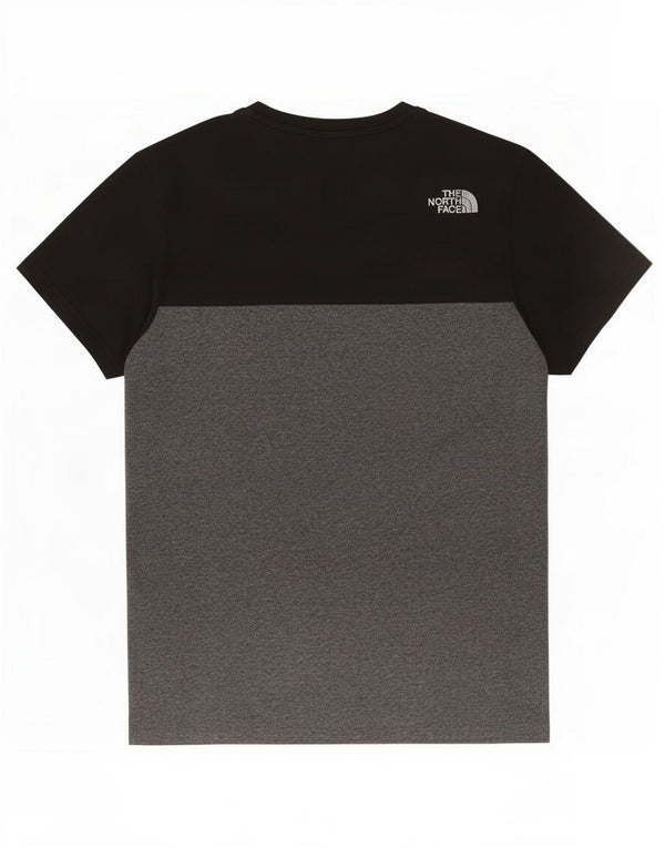 The North Face Mens T-Shirt Top Medium Grey Colourblock Cotton