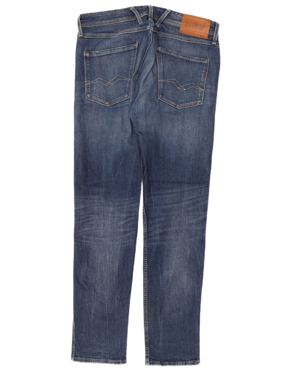 Мужские джинсы Replay Anbass Slim W33 L32 синие