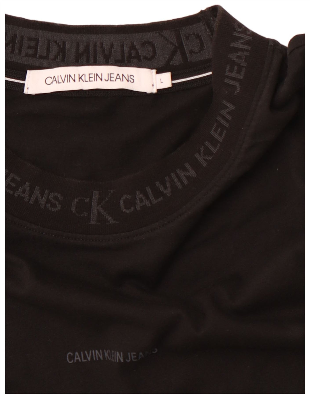 CALVIN KLEIN JEANS Мужская футболка с рисунком, большой черный