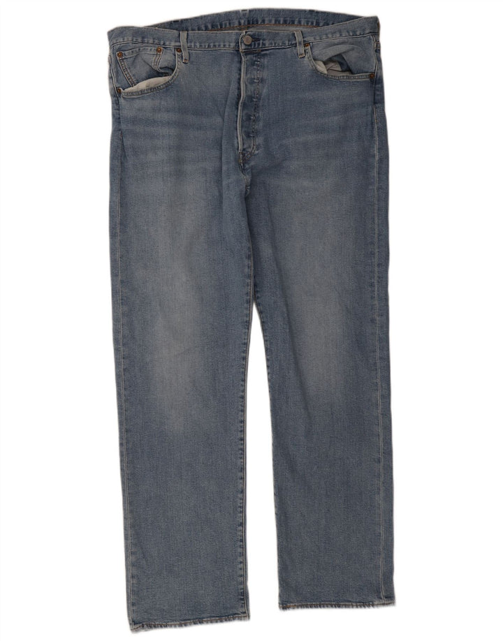 Мужские прямые джинсы Levi's 501 W40 L32 синие, хлопок