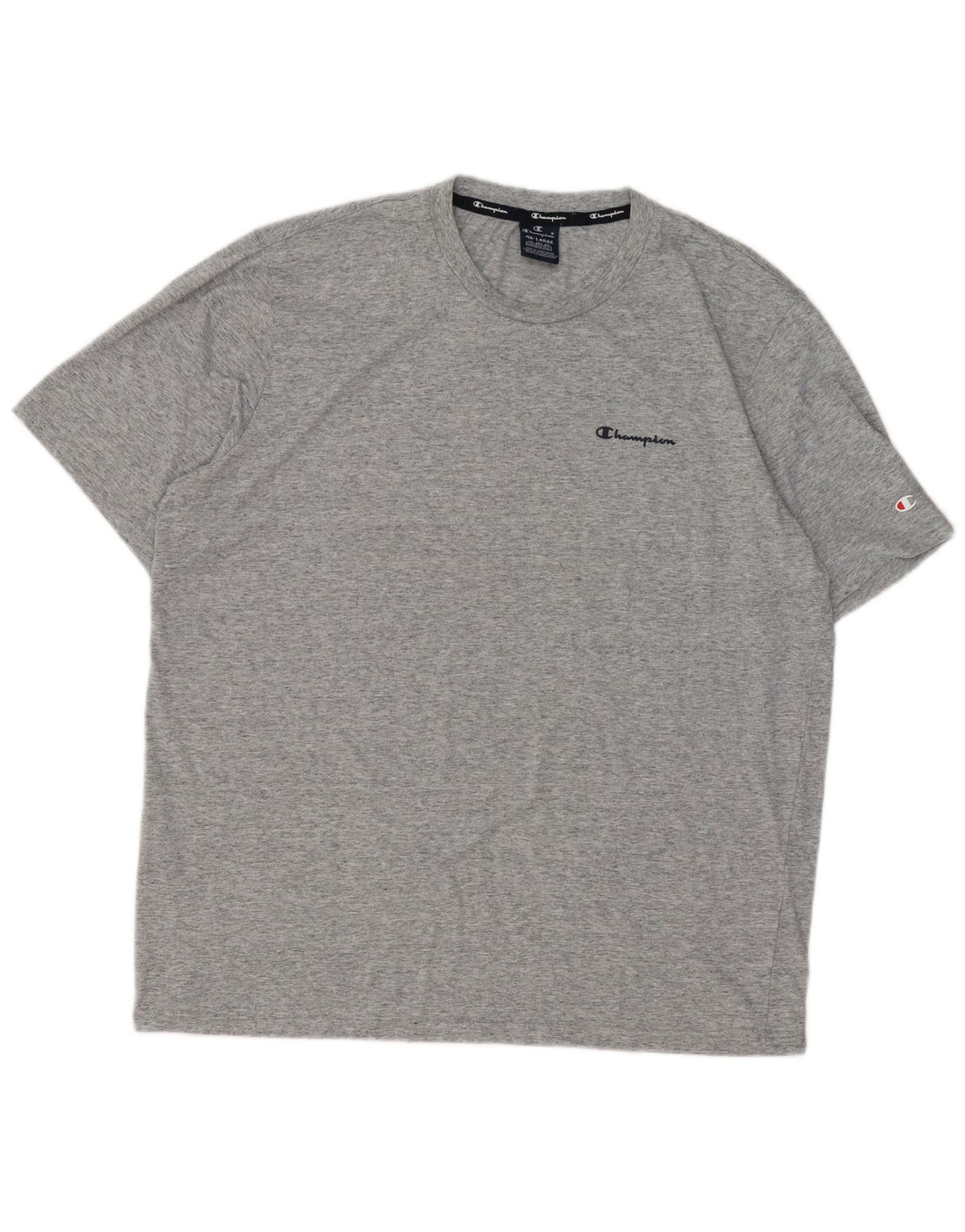Мужская футболка Champion Top 4XL Серая в крапинку