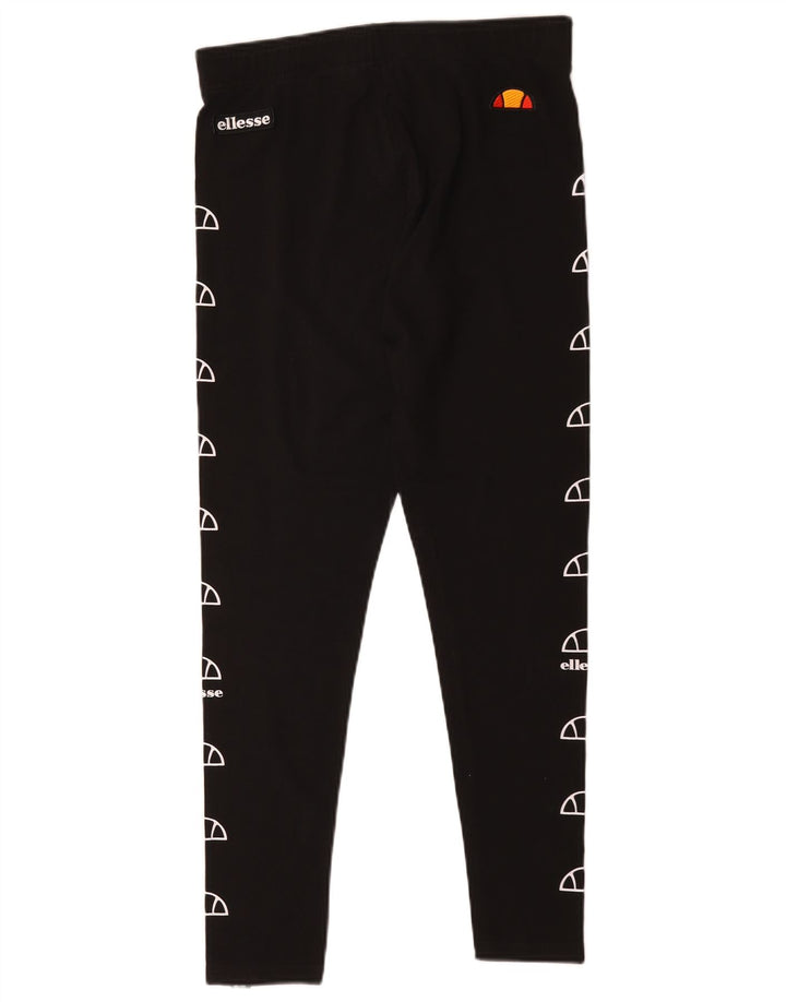Женские леггинсы с рисунком Ellesse UK 14, большие черные