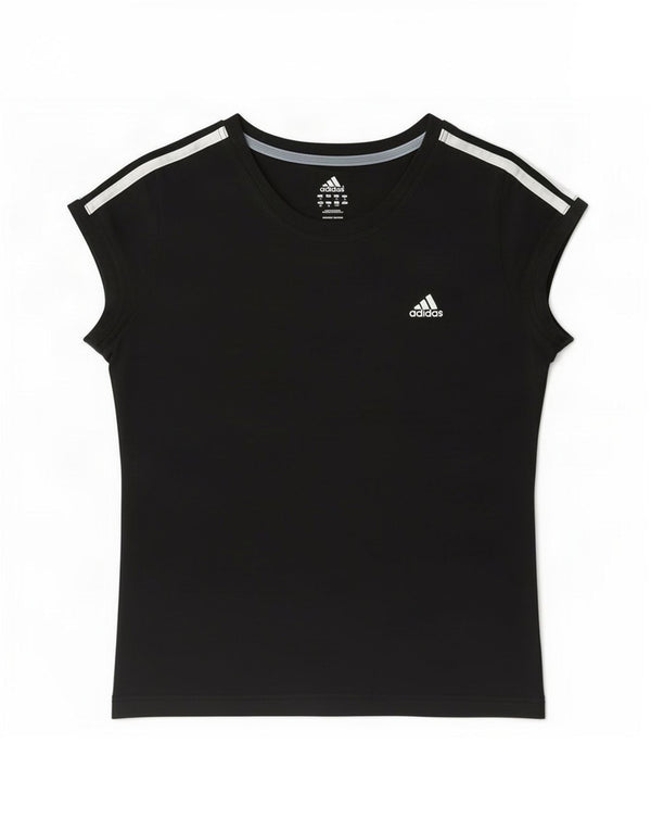 Женская футболка Adidas Top UK 16, большая, черная, хлопок