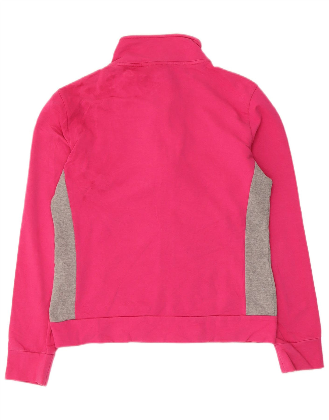 ELLESSE Женский спортивный костюм Верхняя куртка UK 12 Средне-розовый хлопок с цветными блоками
