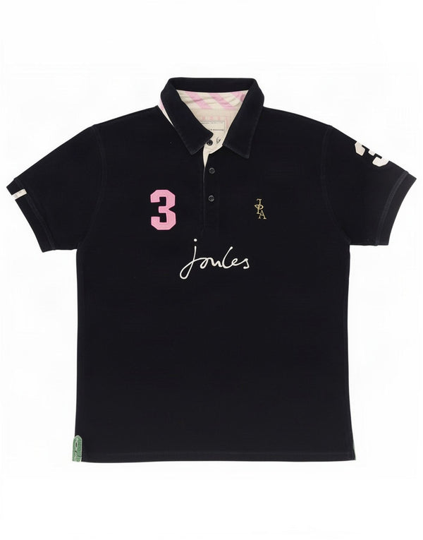 Женская рубашка поло Joules UK 18 XL, темно-синяя, хлопок