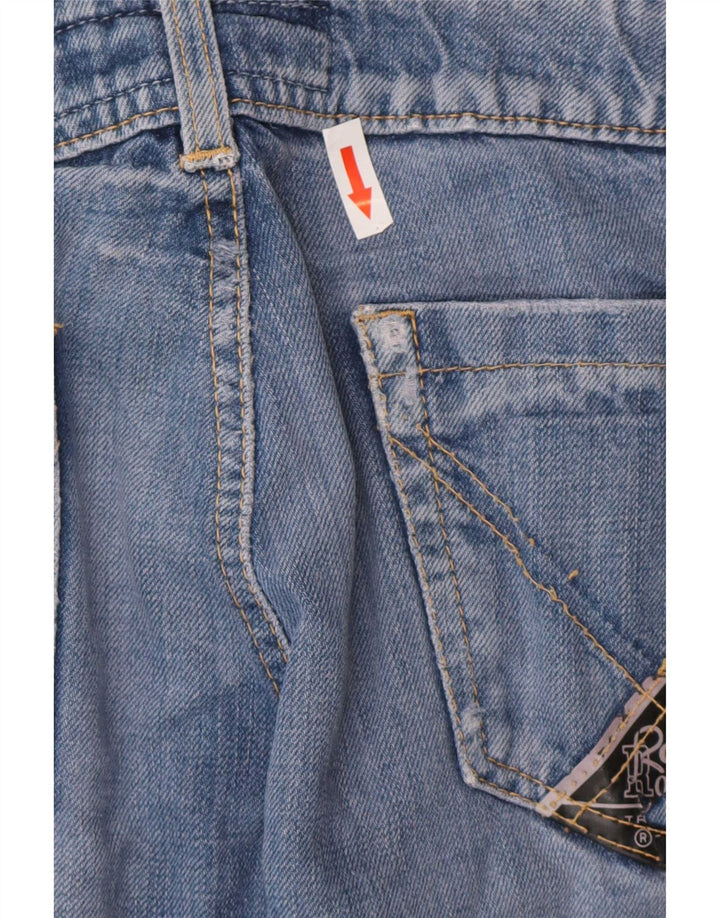 Женские прямые джинсы Roy Rogers W30 L34 синие, хлопок