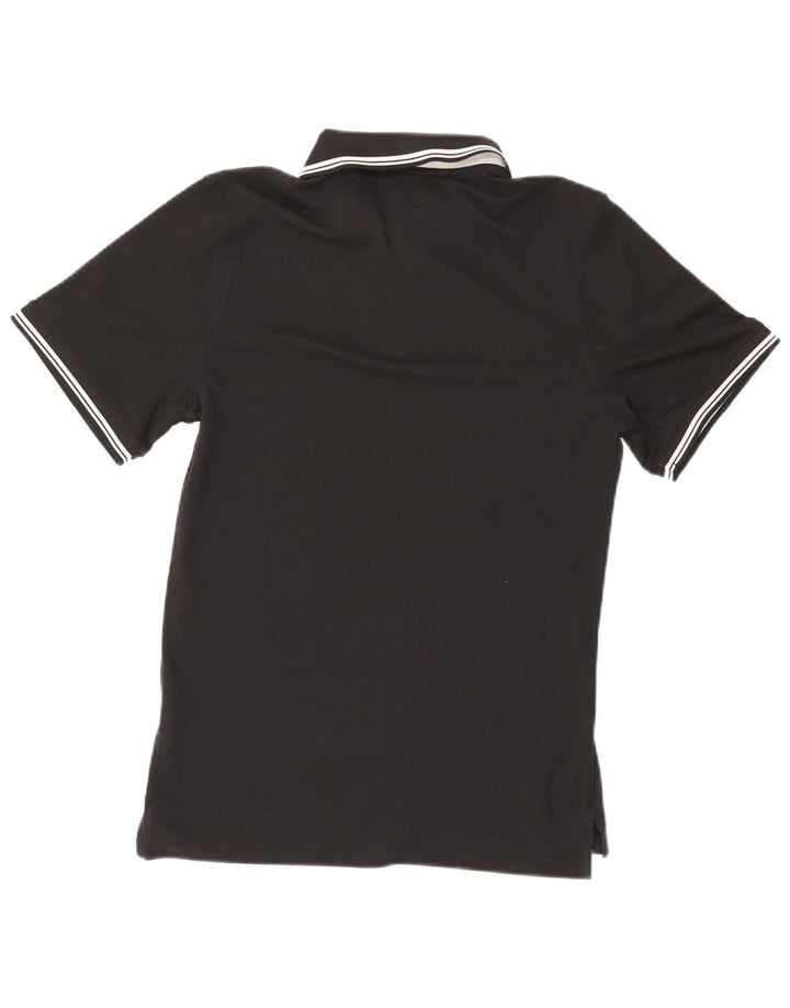 Мужская рубашка-поло NIKE Dri Fit, маленький черный полиэстер