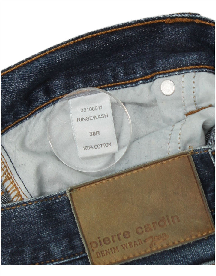 Мужские прямые джинсы Pierre Cardin W38 L30 синие, хлопок