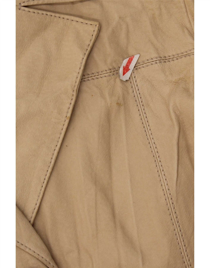 Женская кожаная куртка Conbipel IT 50 XL Бежевая