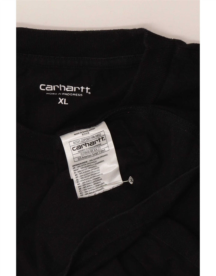 Мужская футболка Carhartt Top XL, черный хлопок