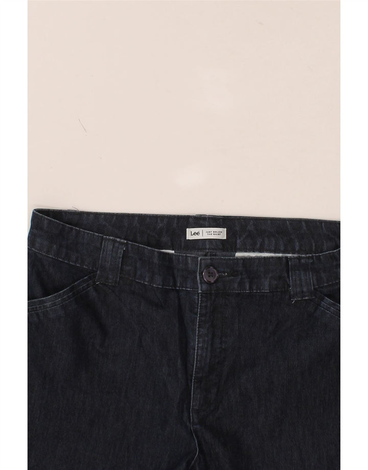 LEE Womens Bermuda Denim Shorts W32 Large Navy Blue Vintage Lee and Second-Hand Lee from Messina Hembry 