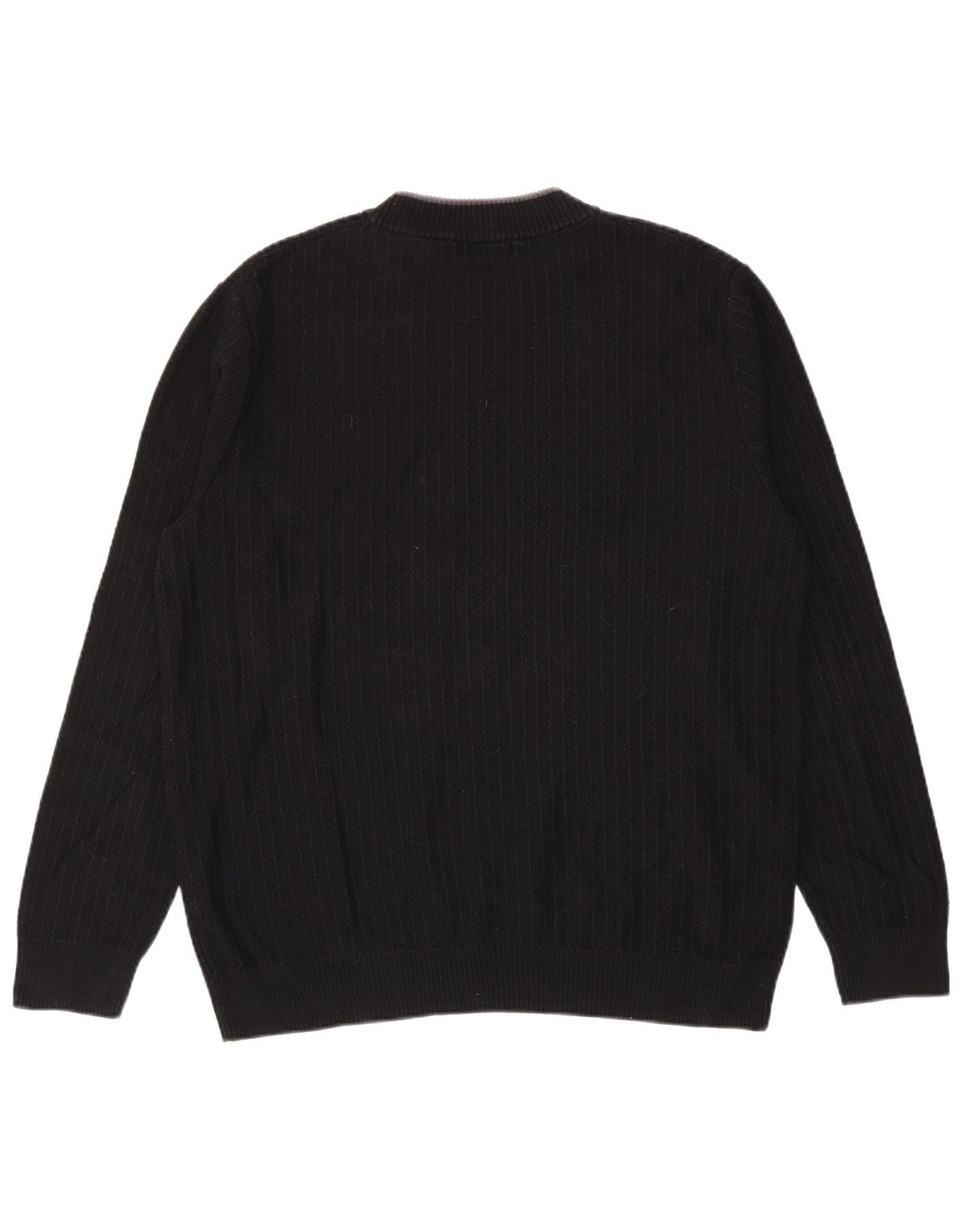 Мужской джемпер с круглым вырезом Fred Perry XL, черный хлопок