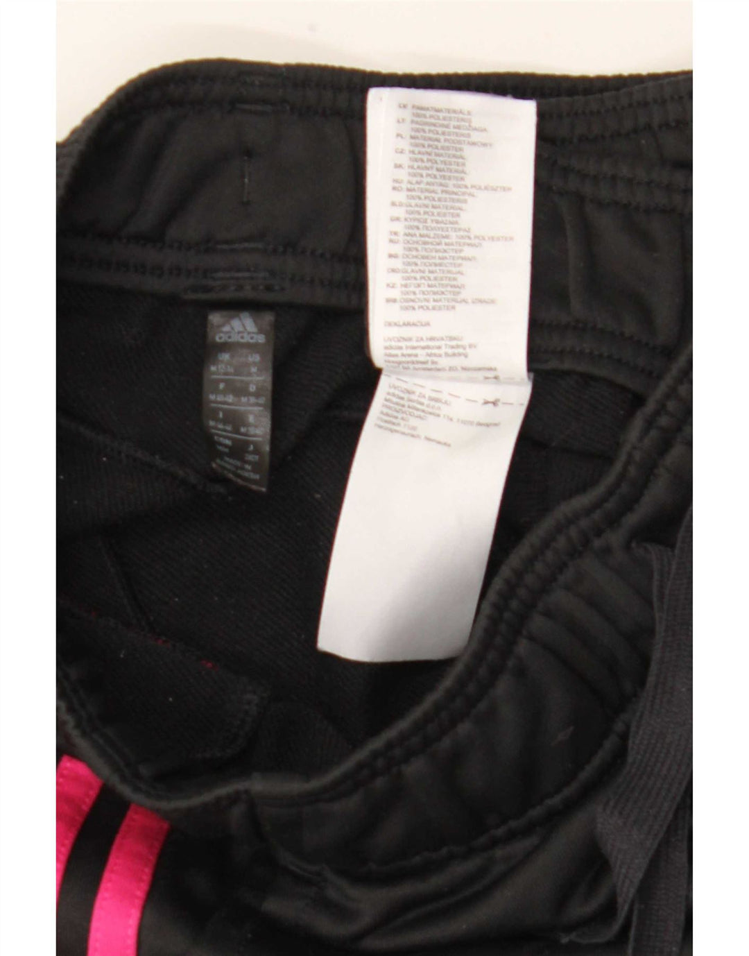 Женские спортивные брюки Adidas Joggers UK 12, средний черный полиэстер