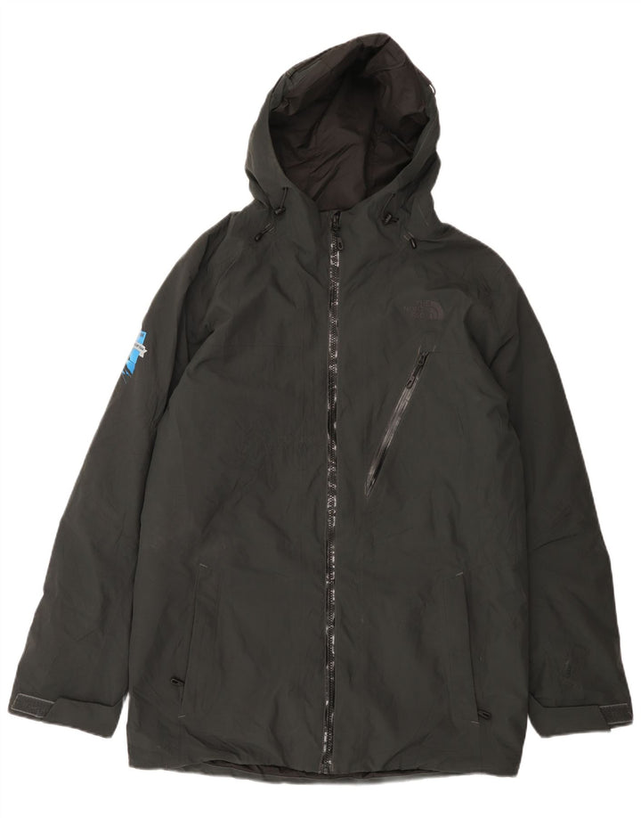 Мужская ветровка с капюшоном The North Face, Великобритания 38, средний серый цвет