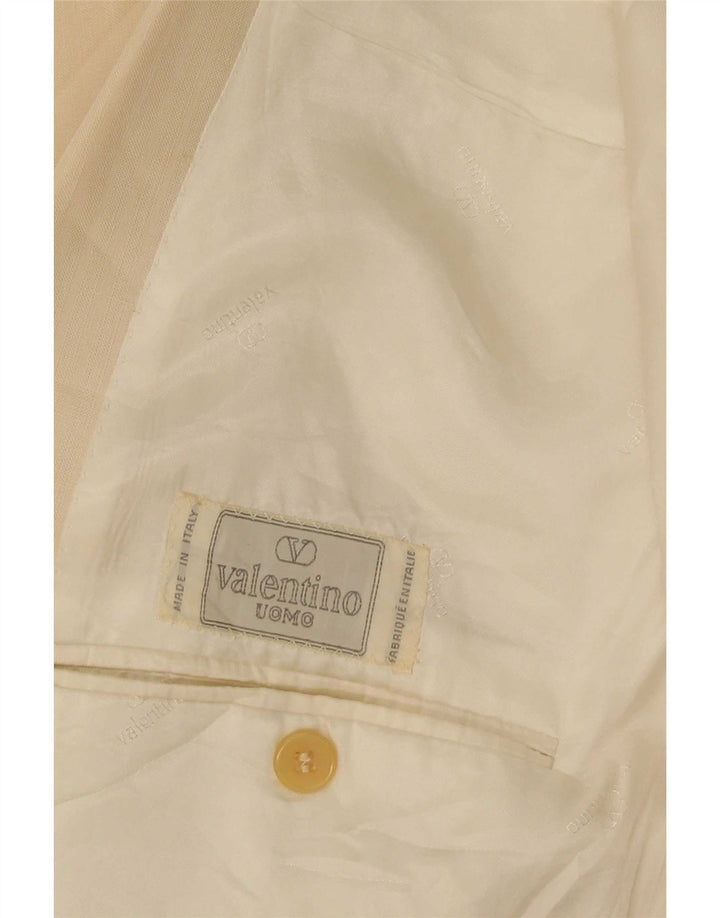 Мужской двубортный пиджак Valentino UK 38 средний бежевый
