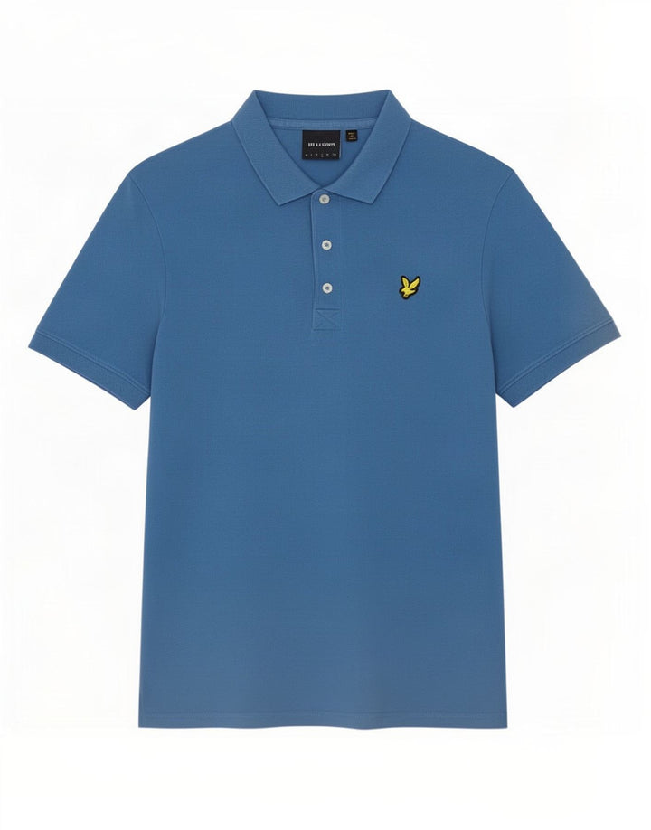 Мужская рубашка-поло Lyle & Scott, большая синяя