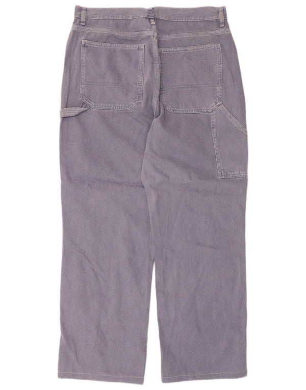 Женские прямые брюки карго Topshop UK 16 W34 L28 Фиолетовый хлопок
