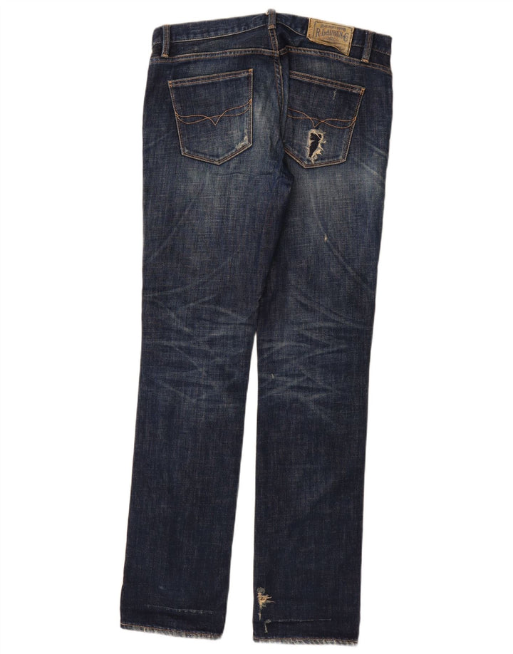 Женские узкие джинсы Ralph Lauren W30 L34 Темно-синие