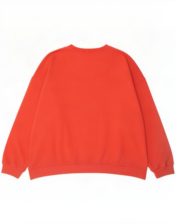 Женский джемпер-толстовка оверсайз Fat Face UK 24 4XL, красный хлопок