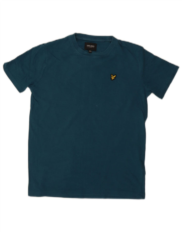 Футболка Lyle & Scott для мальчиков, 10–11 лет, синяя, хлопковая