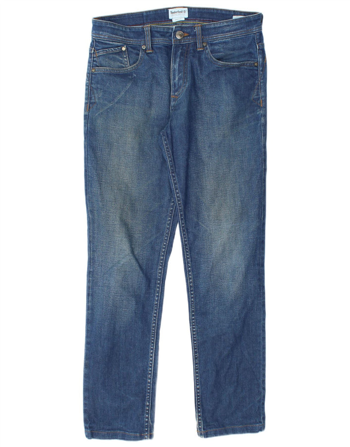 Мужские узкие джинсы Timberland W32 L30 синие, хлопок