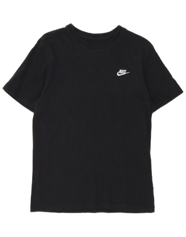 Мужская футболка Nike, маленький черный хлопок