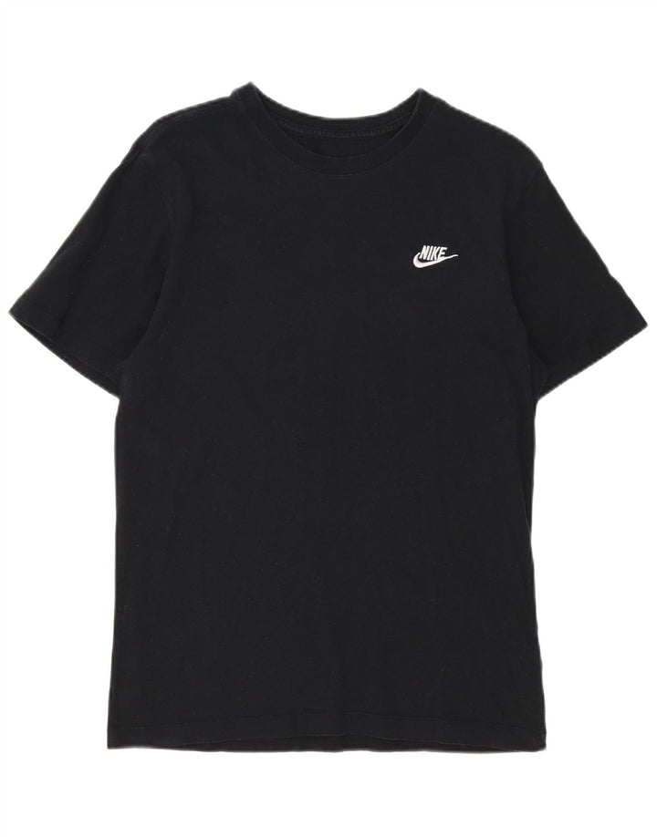 Мужская футболка Nike, маленький черный хлопок