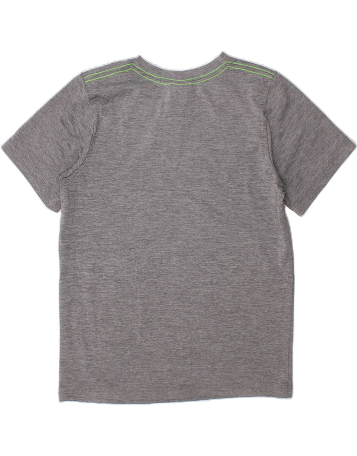 ADIDAS Boys Graphic T-Shirt Top 6-7 Years Grey Polyester Vintage Adidas and Second-Hand Adidas from Messina Hembry 