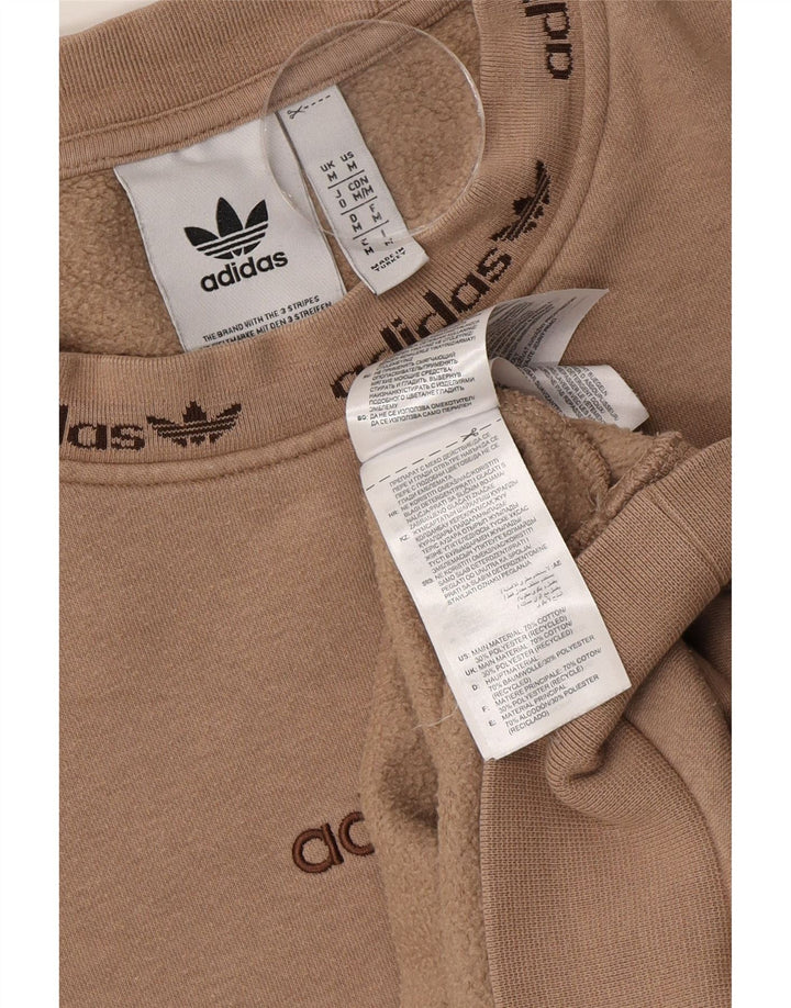 Мужской свитшот Adidas с графическим рисунком, средний бежевый, хлопок