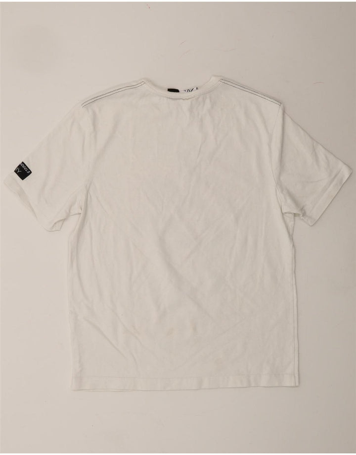 ZARA Womens Mickey Mouse Graphic T-Shirt Top UK 14 Medium White Vintage Zara and Second-Hand Zara from Messina Hembry 