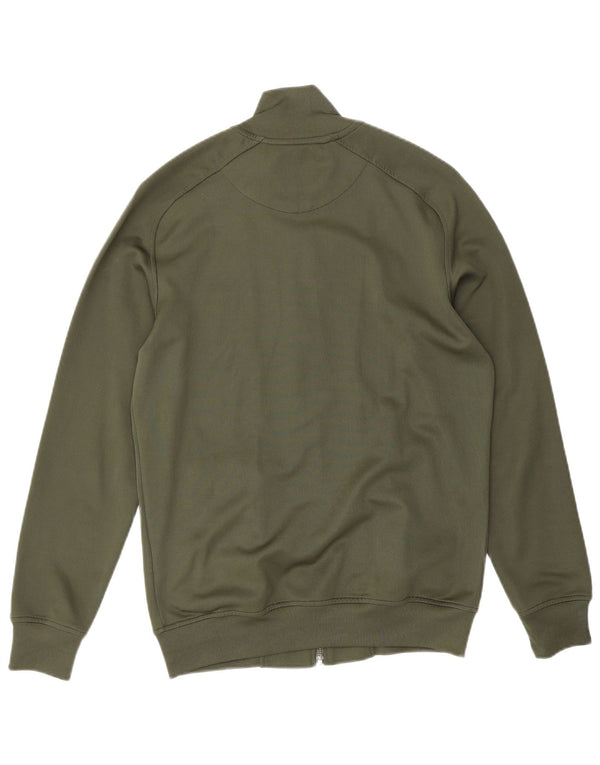 LYLE & SCOTT Womens Tracksuit Top Jacket UK 6 XS Khaki Polyester