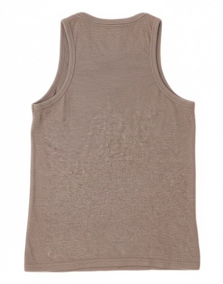 Мужской жилет с рисунком Superdry, маленький серый хлопок с крапинками