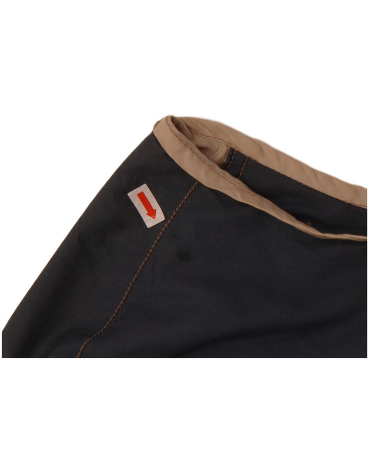 Винтажный мужской жилет UK 36, маленький темно-синий