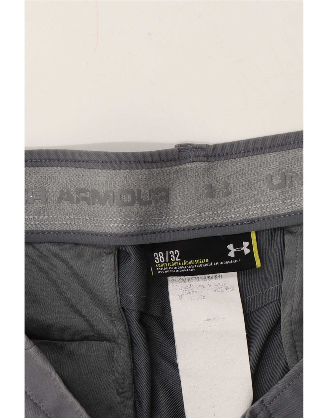 Мужские прямые брюки чинос Under Armour W38 L32 серые
