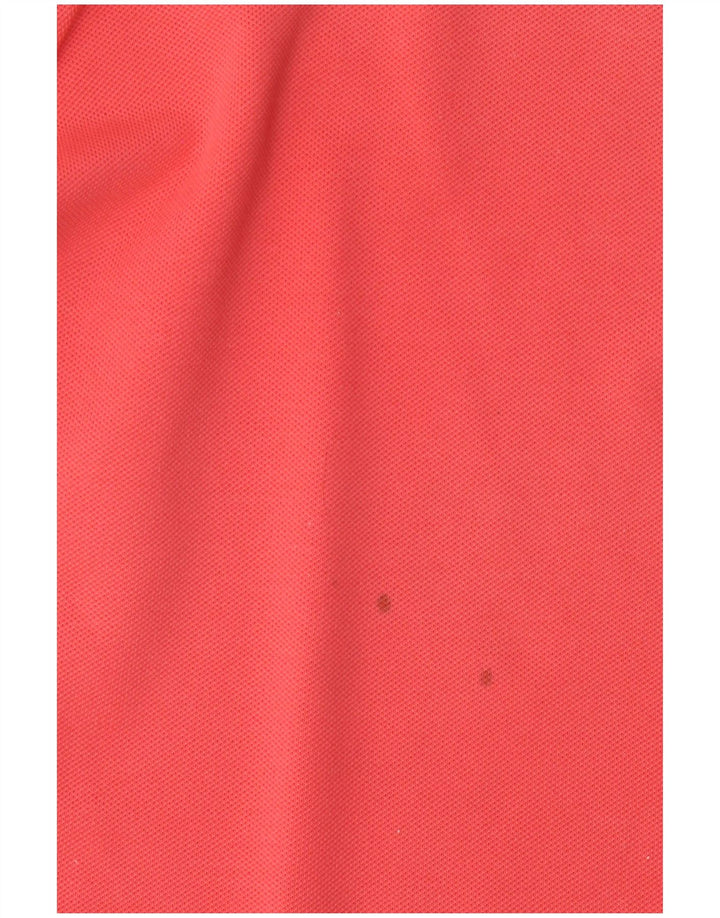 Женская рубашка поло Lacoste, размер 46 XL, розовый хлопок