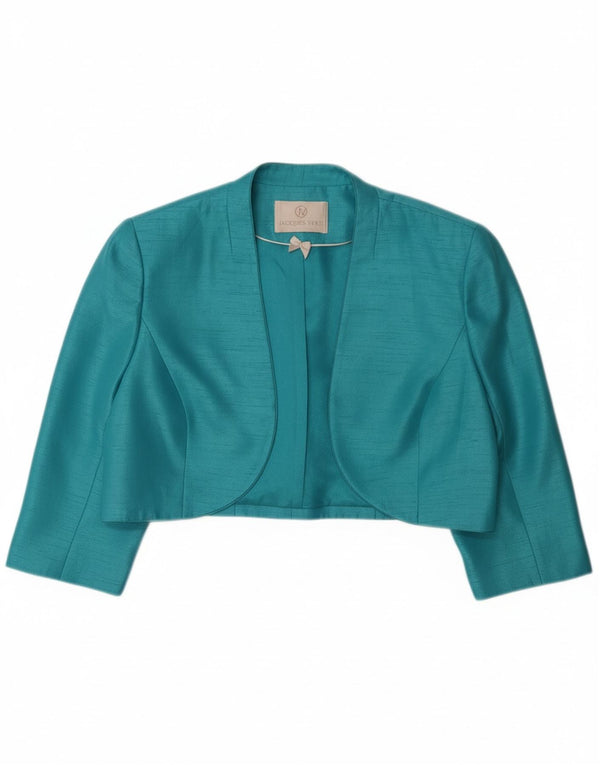 Женское болеро JACQUES VERT с рукавом 3/4, UK 16, большой бирюзовый цвет