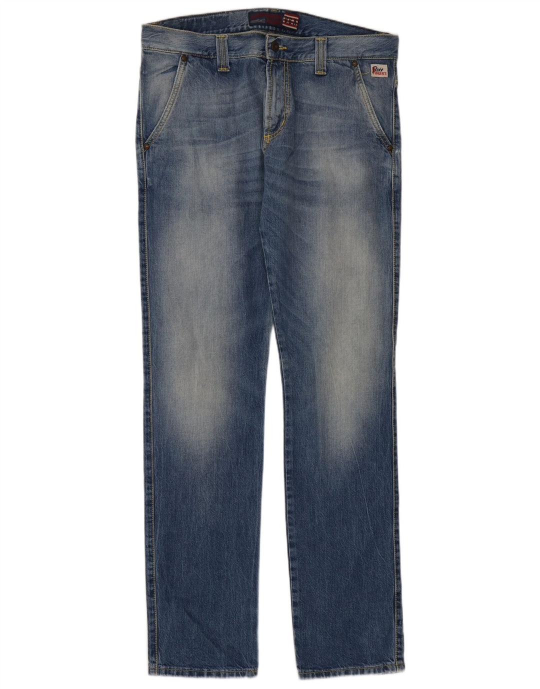 Мужские прямые джинсы Roy Rogers IT 48 Medium W34 L35 Синий хлопок