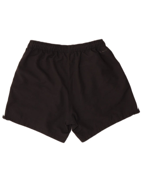 Мужские спортивные шорты Adidas, большие черные спортивные шорты из полиэстера