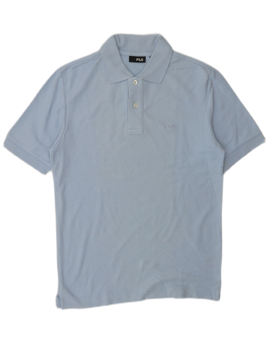 Мужская рубашка-поло FILA, маленькая синяя, хлопок
