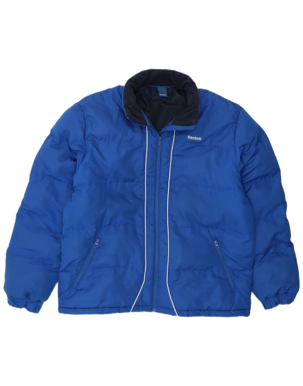 Мужская стеганая куртка Reebok UK 42 XL, синяя, полиэстер